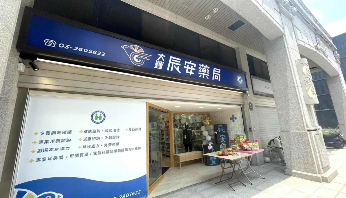大丰辰安药局 - 337002台湾桃園市大園區大豐二街110號